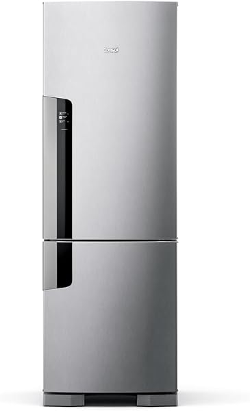 Geladeira Consul Inverse CRE44BK 397L Frost Free Evox (freezer embaixo)